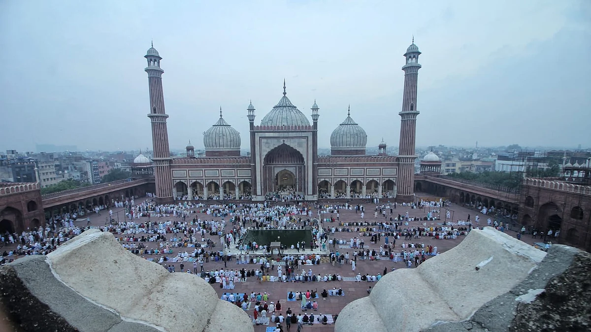 दिल्ली की जामा मस्जिद की तस्वीर। फोटो: विपिन