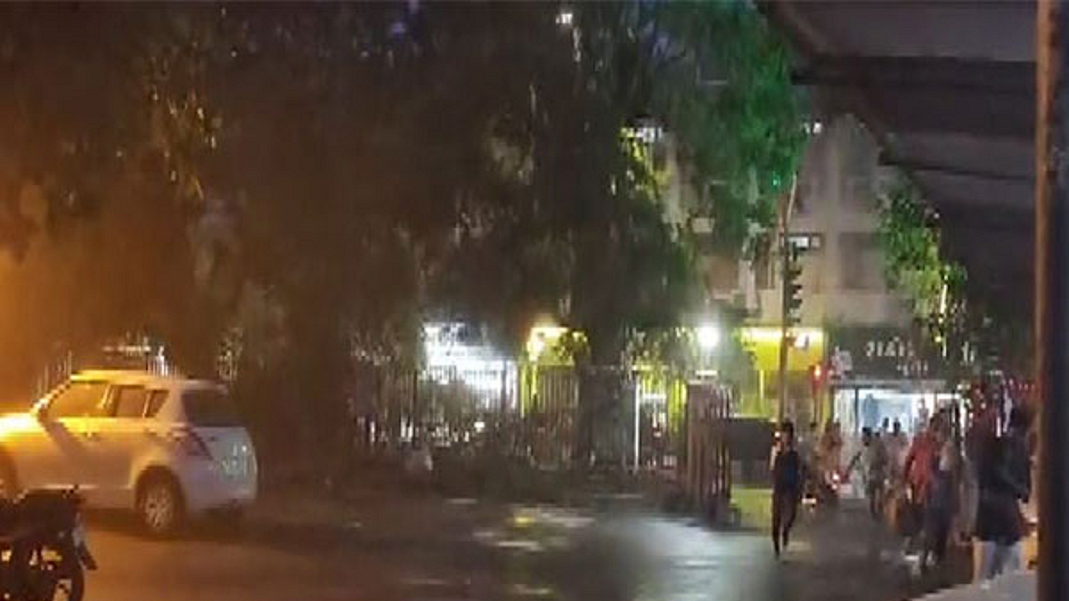 अब राजस्थान की ओर बढ़ा तूफान, तस्वीर गुजरात की है। फोटो: सोशल मीडिया