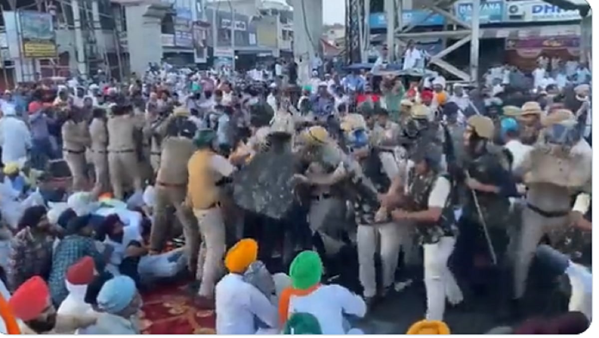 हरियाणा: MSP की मांग कर रहे किसानों पर लाठीचार्ज का मुद्दा गरमाया, कांग्रेस ने BJP को घेरा, आज पहुंचेंगे राकेश टिकैत