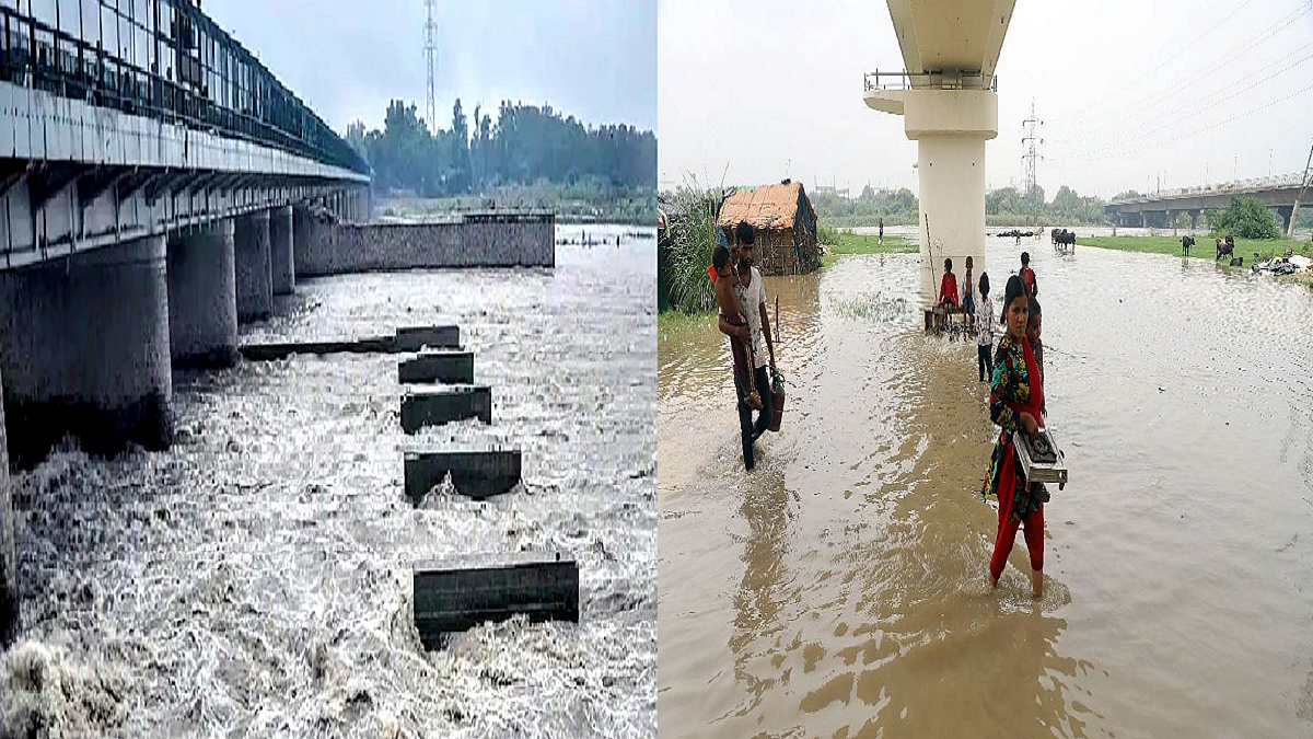 दिल्ली पर मंडराया बाढ़ का खतरा।