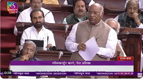 राज्यसभा में अपना माइक बंद होने पर खड़गे बोले- मेरा अपमान हुआ, मेरे स्वाभिमान को दी गई चुनौती