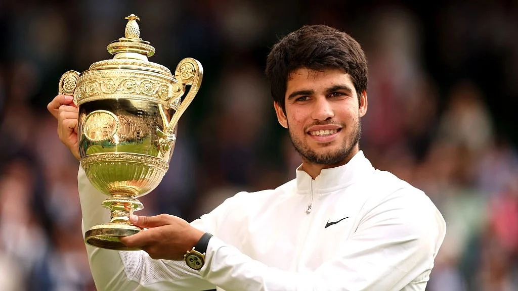 विंबलडन चैंपियन कार्लोस अल्काराज़ (Getty Images)