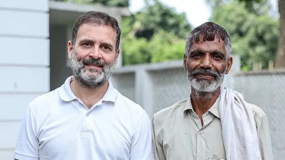 वायरल सब्जीवाले रामेश्वर की राहुल गांधी से हुई मुलाकात