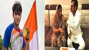 वीडियो: वर्ल्ड एथलेटिक्स चैंपियनशिप में नीरज चोपड़ा की ऐतिहासिक जीत पर माता-पिता हुए गदद, बोले- ये देश के लिए गर्व की बात