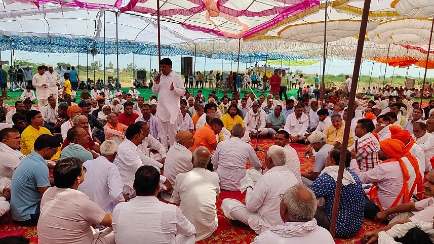  हरियाणा के पलवल में हिंदू महापंचायत का आयोजन