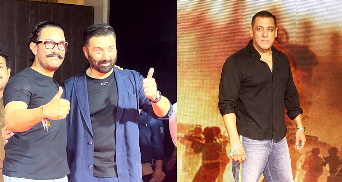 पत्नी गौरी के साथ 'गदर 2' की सक्सेस पार्टी में पहुंचे शाहरुख, सलमान और आमिर भी सनी देओल के जश्न में हुए शामिल