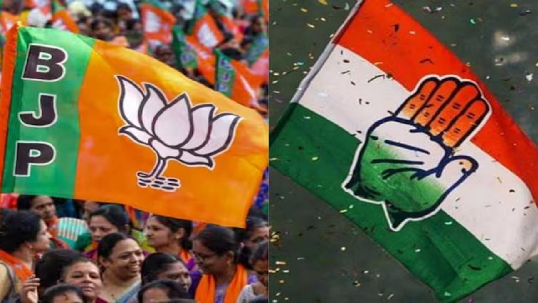 यूपी की घोसी सीट पर BJP लगातार पीछे।