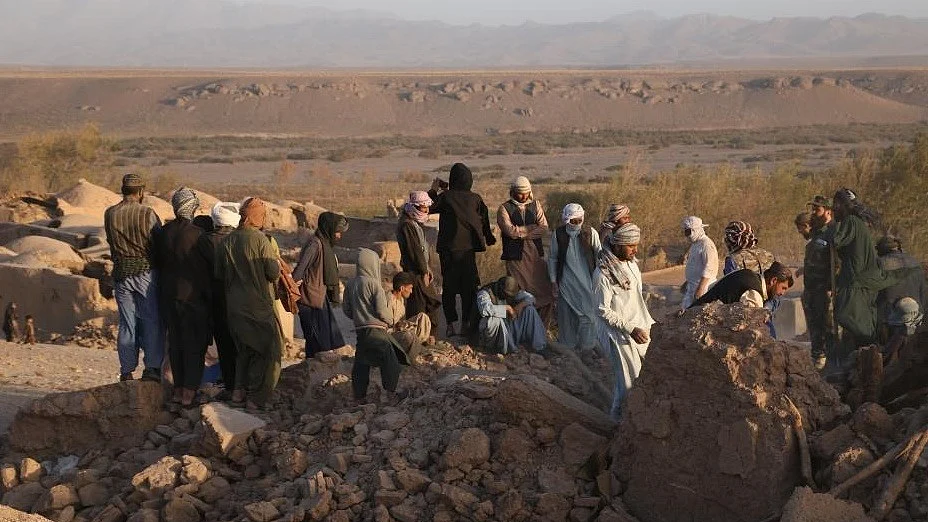 अफगानिस्तान में भूकंप के बाद की तस्वीर