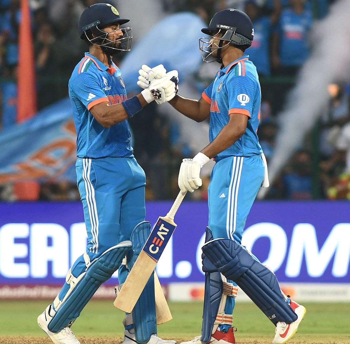 CWC2023: नीदरलैंड्स के खिलाफ भारत ने खड़ा किया रनों का पहाड़, दिया 411 रन का विशाल लक्ष्य, अय्यर-राहुल का शतक