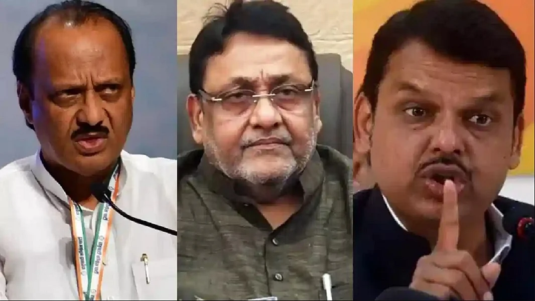 BJP ने नवाब मलिक के अजित पवार की NCP में शामिल होने का किया विरोध
