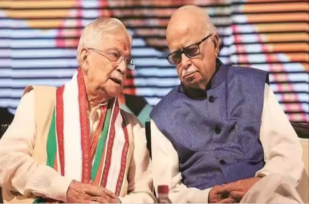 मुरली मनोहर जोशी और लाल कृष्ण आडवाणी (फाइल फोटो)