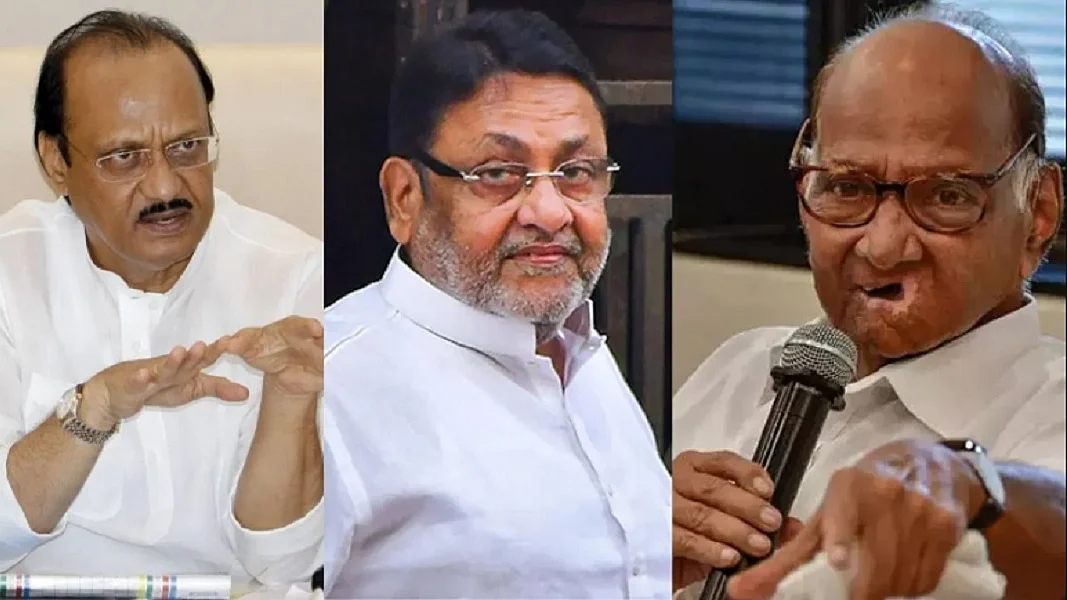 शरद पवार को झटका, पूर्व मंत्री नवाब मलिक भी अजीत पवार के NCP गुट में शामिल