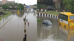 दरिया-दरिया दिल्ली! भारी बारिश से राजधानी के अलग-अलग इलाकों में जलजमाव, सड़कों पर पानी भरने से बढ़ी मुश्किलें