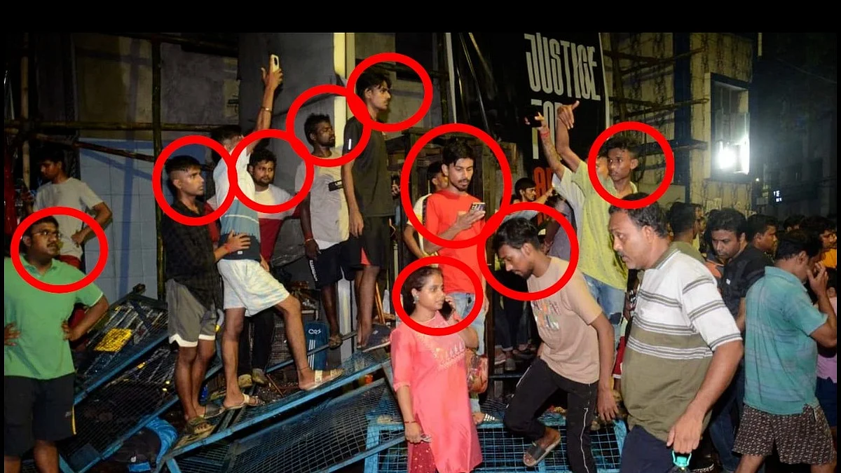 कोलकाता पुलिस ने अस्पताल में हमले के संदिग्धों की तस्वीरें जारी की हैं (फोटो- फेसबुक@kolkatapoliceforce)