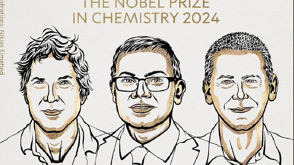 रसायन विज्ञान के क्षेत्र में डेविड बेकर, डेमिस हसाबिस और जॉन जम्पर को मिला नोबेल पुरस्कार