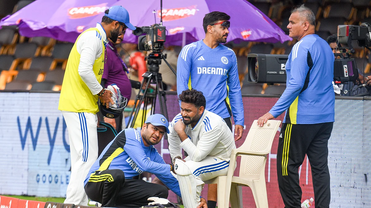 ऋषभ पंत के घुटने में चोट