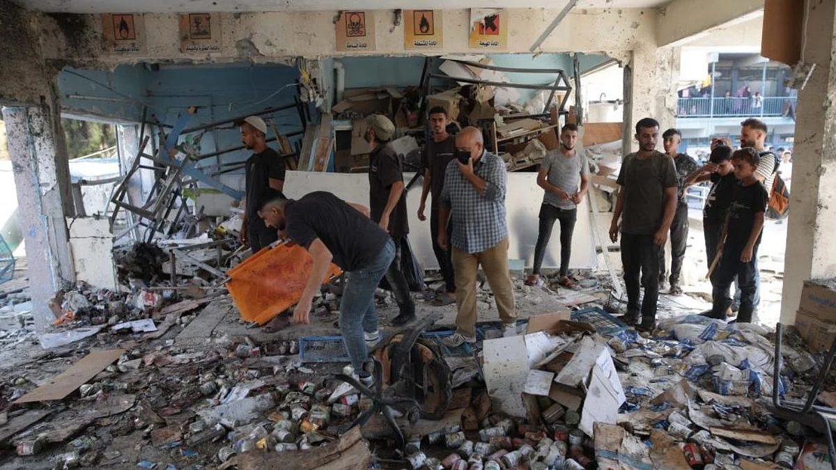 गाजा में स्कूल पर इजरायली बमबारी में 17 की मौत