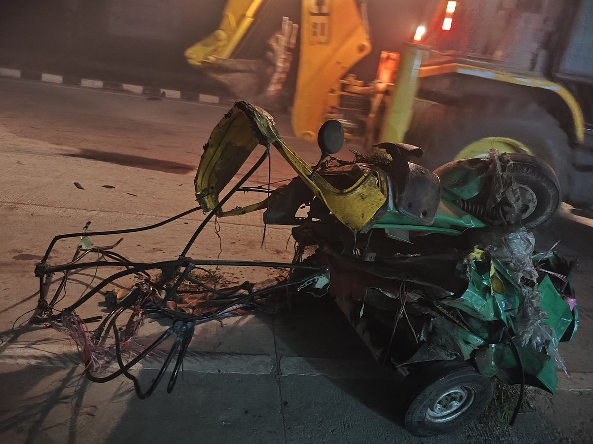 उत्तर प्रदेश: बिजनौर में तेज रफ्तार का कहर, कार की ऑटो से टक्कर, 7 लोगों की दर्दनाक मौत