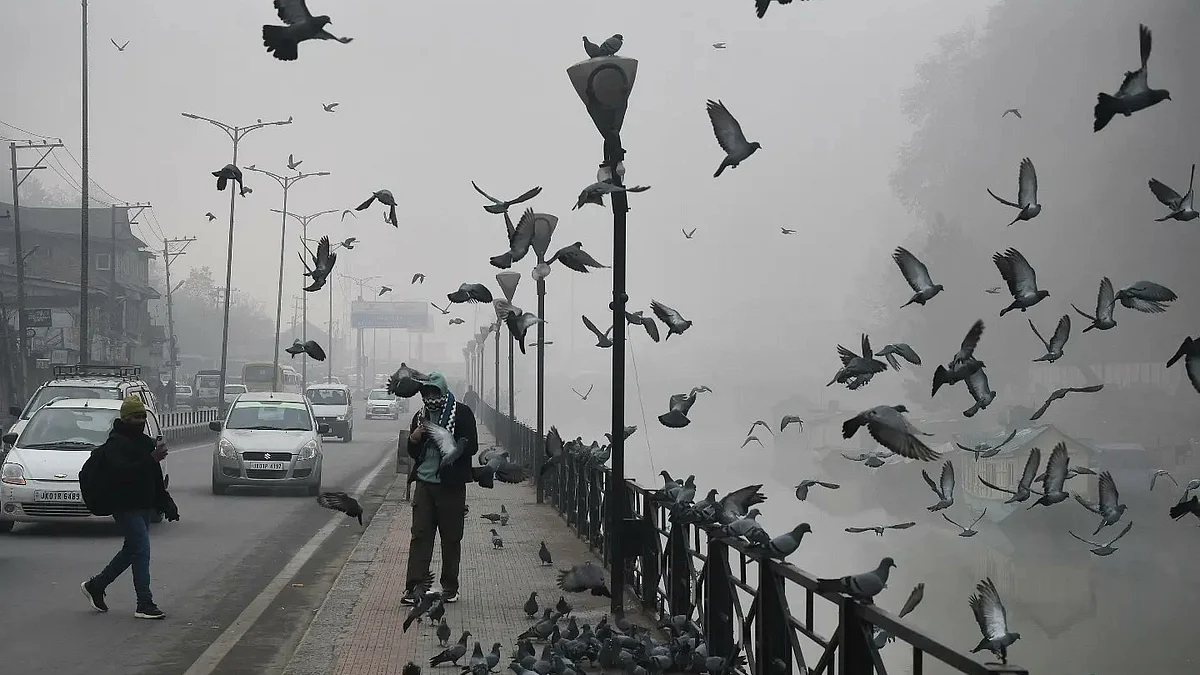 हिमाचल प्रदेश में भीषण ठंड, पाइपों और नदियों में जमा पानी, जम्मू-कश्मीर में तापमान शून्य से नीचे