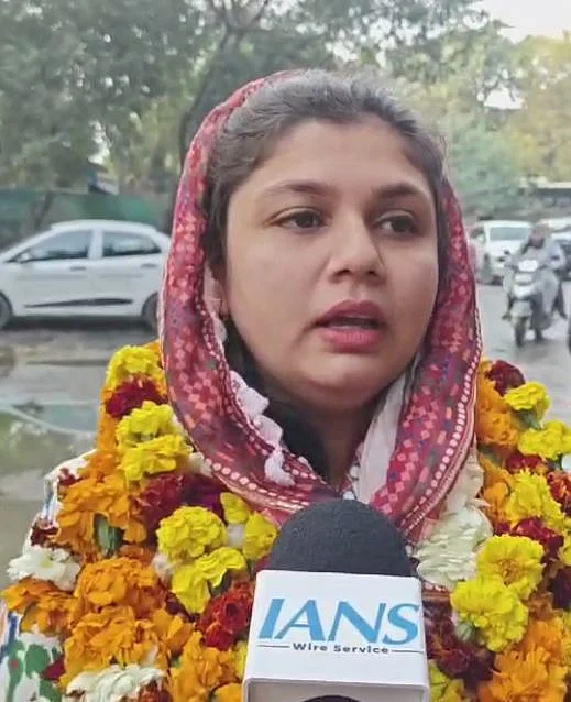 ओखला विधानसभा क्षेत्र से कांग्रेस प्रत्याशी अरीबा खान 