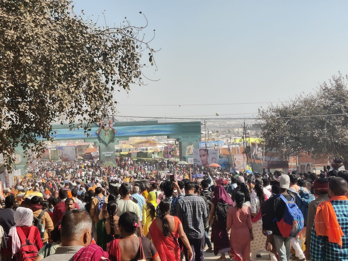 लेटे हुए हनुमान मंदिर के पास की तस्वीर (फोटो- नवजीवन)