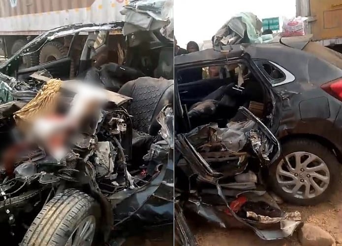 बिहार: प्रयागराज महाकुंभ से लौट रहा परिवार हादसे का हुआ शिकार, भोजपुर के 6 लोगों की मौत, कार के उड़े परखच्चे