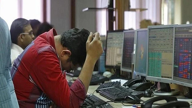 शेयर बाजार फिर धड़ाम 