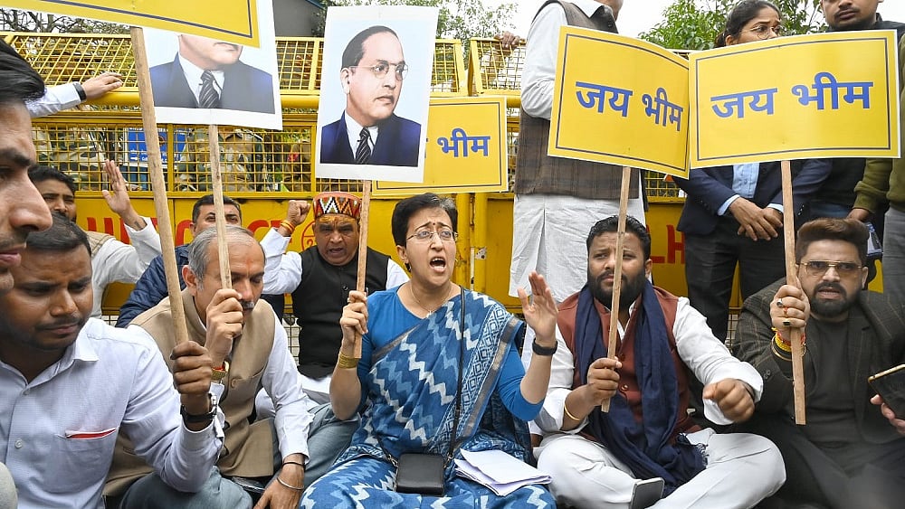 आतिशी ने राष्ट्रपति से तत्काल मिलने का समय मांगा (फोटोः विपिन)