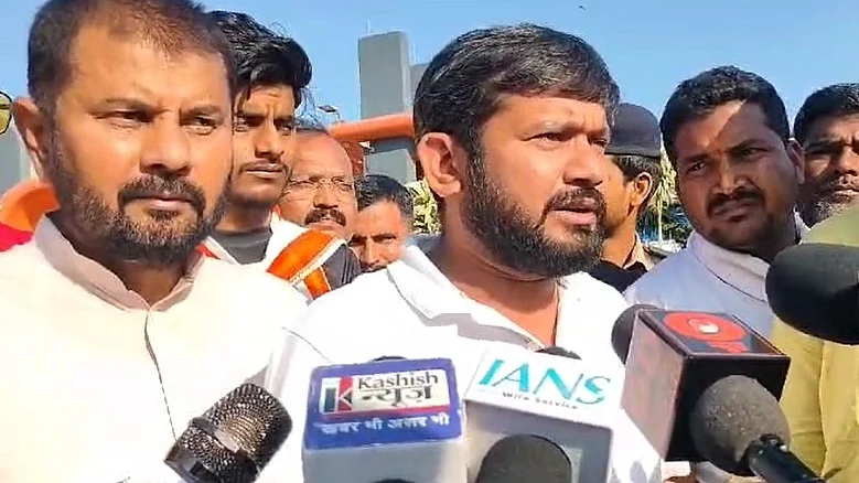 मोतिहारी में कांग्रेस की पदयात्रा में कन्हैया कुमार ने भाजपा पर निशाना साधा