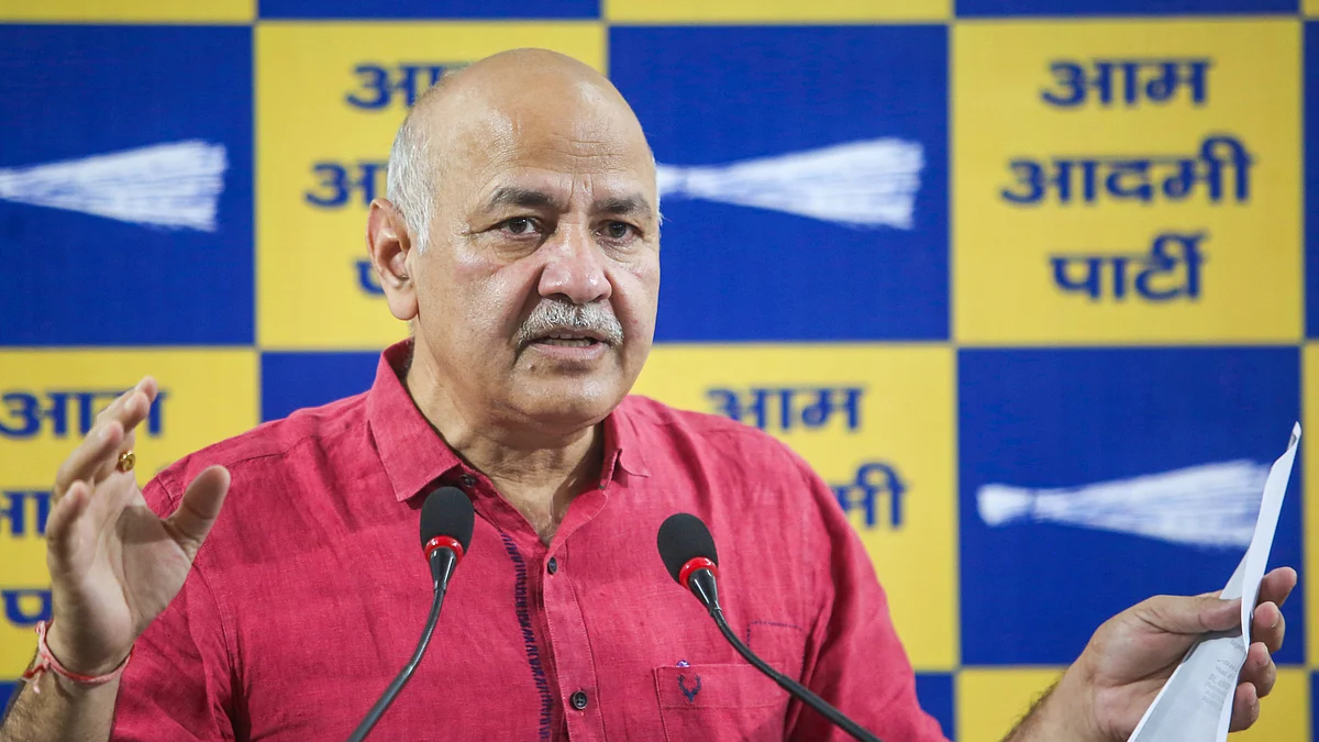 आप के वरिष्ठ नेता मनीष सिसोदिया