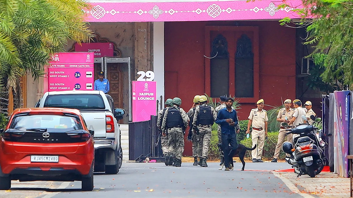जयपुर के सवाई मानसिंह स्टेडियम को महज सात दिनों में चौथी बार बम की धमकी मिली