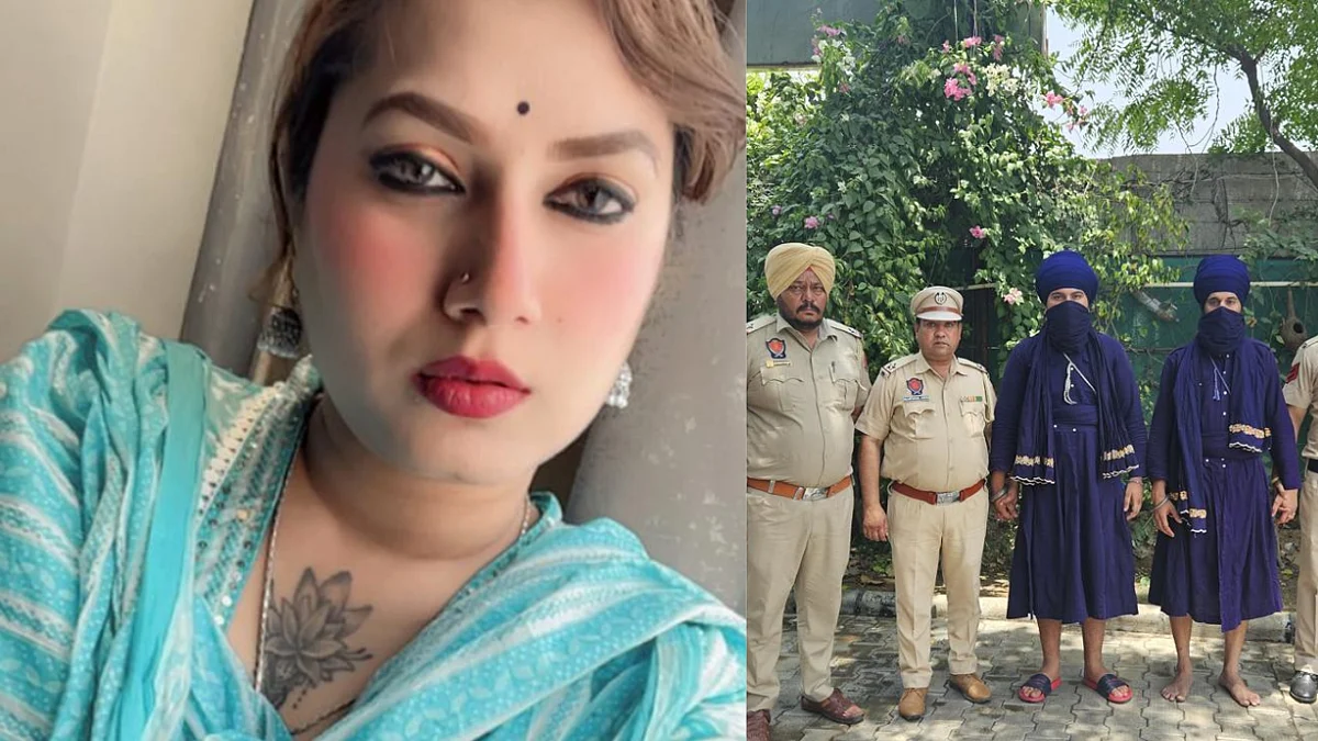 पंजाब के लुधियान में सोशल मीडिया पर सक्रिय रहने वाली कमल कौर (बाएं इनसेट में) की हत्या के आरोप में पकड़े गए कथित निहंग
