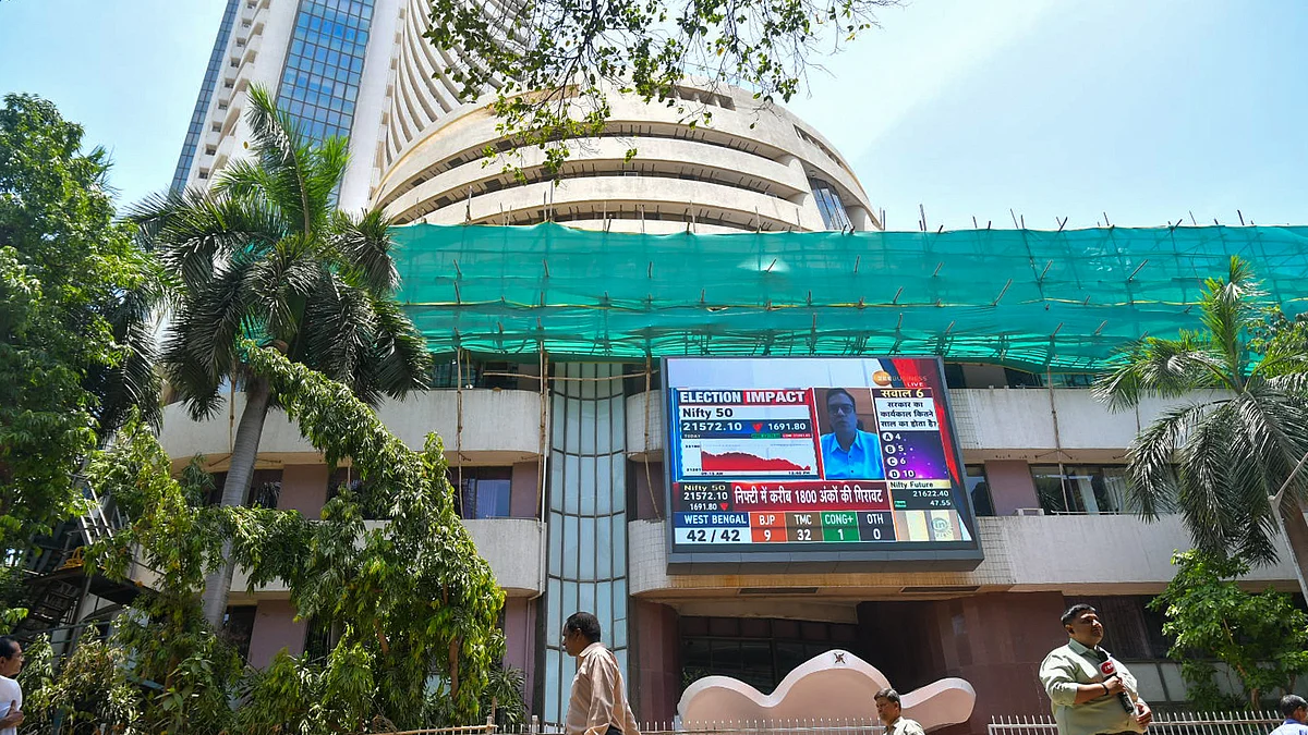 शेयर बाजार में गिरावट 