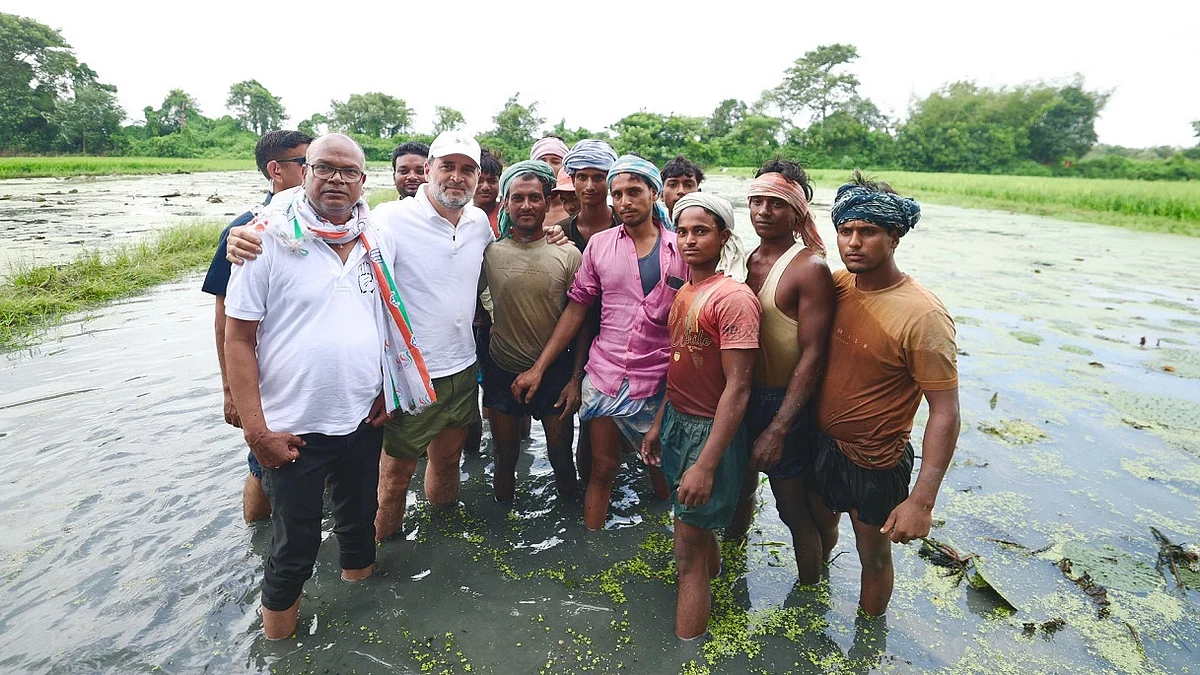 राहुल गांधी ने मखाना किसानों से मुलाकात का वीडियो जारी किया, बोले- मेहनत बहुजनों का, फायदा बिचौलियों का
