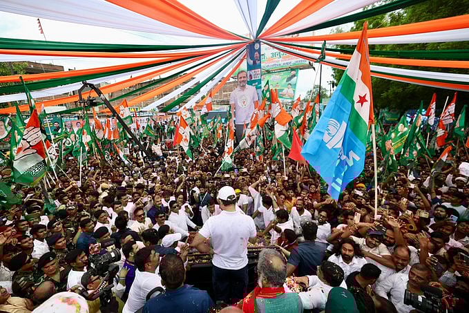 बिहार: राहुल गांधी और महागठबंधन के नेता सोमवार को निकालेंगे मार्च, 'वोटर अधिकार यात्रा' का होगा समापन