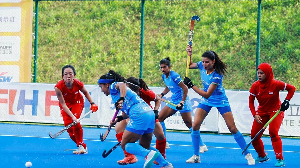 महिला एशिया कप में भारत ने सिंगापुर को 12-0 से हराया और एशिया कप में कब, किस के खिलाफ होगा भारत का मुकाबला