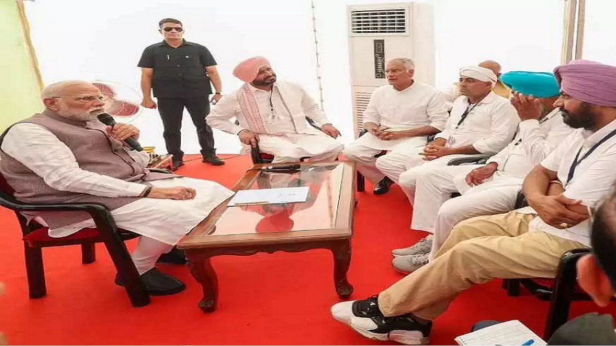 फाइल फोटो: पीएम मोदी के पंजाब दौरे की तस्वीर।