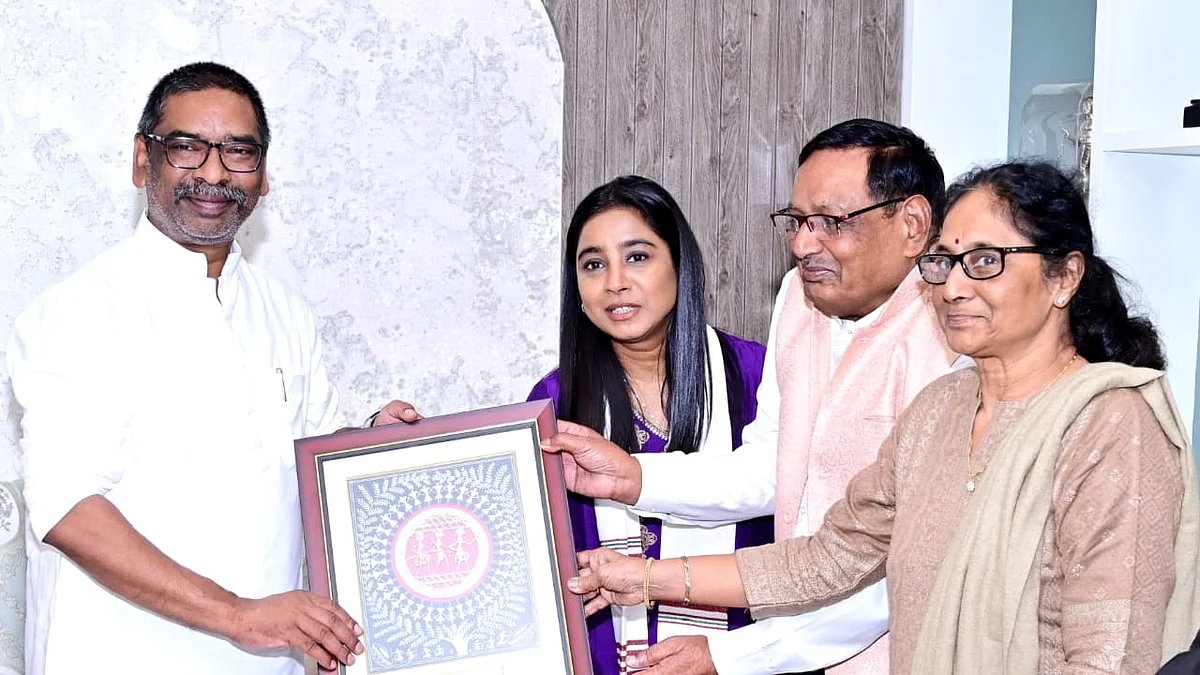राष्ट्रीय फिल्म पुरस्कार विजेता सिंगर शिल्पा राव CM सोरेन से मिलीं