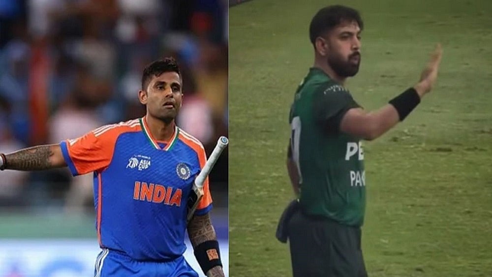 ICC ने सूर्यकुमार और हारिस पर मैच फीस का 30 प्रतिशत जुर्माना लगाया, फरहान को दी चेतावनी