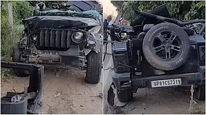 गुरुग्राम में तेज रफ्तार का कहर, डिवाइडर से टकराई थार, 5 युवकों की दर्दनाक मौत