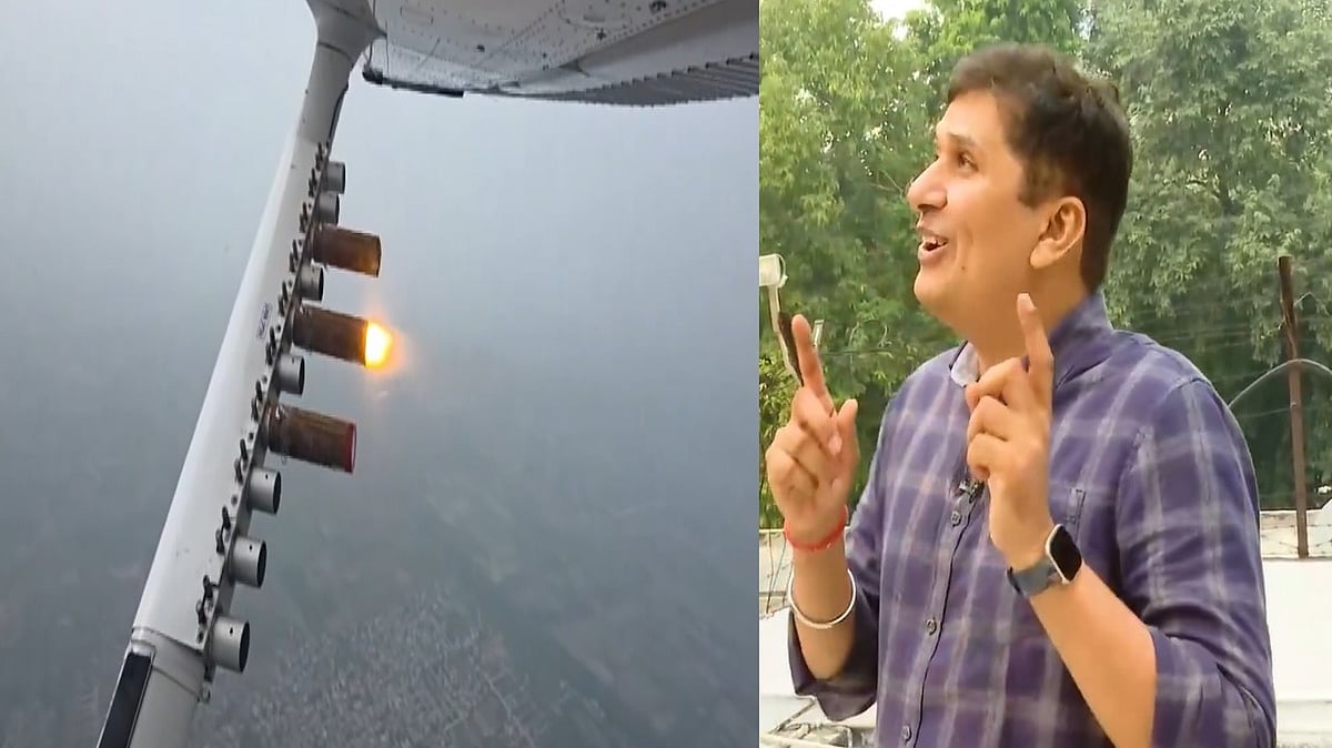 सौरभ भारद्वाज शेयर की गई वीडिए का स्क्रीनशॉट