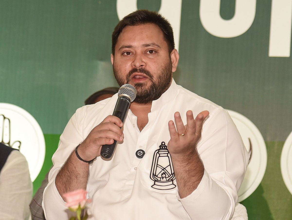 मुख्यमंत्री पद के उम्मीदवार तेजस्वी यादव 