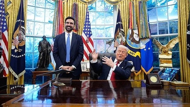 तनातनी-खींचतान के बाद मिले ट्रंप-ममदानी, व्हाइट हाउस में मुलाकात, 'अच्छे काम' के लिए न्यूयॉर्क के मेयर पर जताया भरोसा