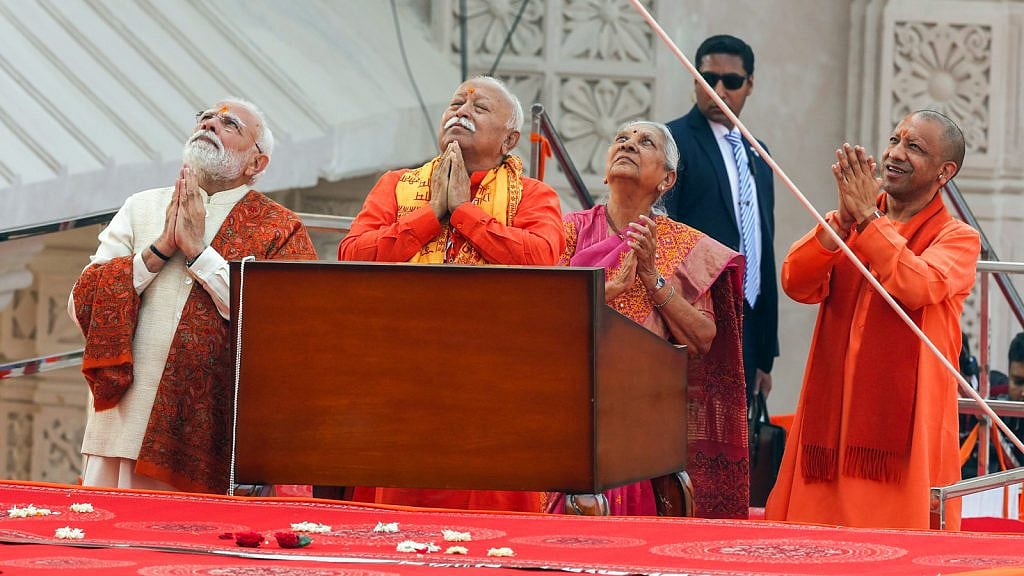 'आपको राममंदिर निर्माण का श्रेय लेने का क्या अधिकार है भला?'