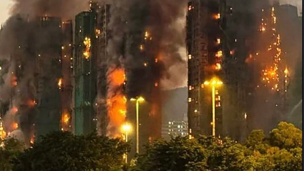 हांगकांग में बहुमंजिला इमारतों में लगी आग में मृतकों की संख्या 83 हुई, 280 से अधिक लापता