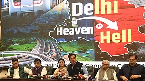 दिल्ली की समस्याओं पर मुख्यमंत्री का रवैया गैरजिम्मेदाराना: कांग्रेस (फोटोः विपिन)