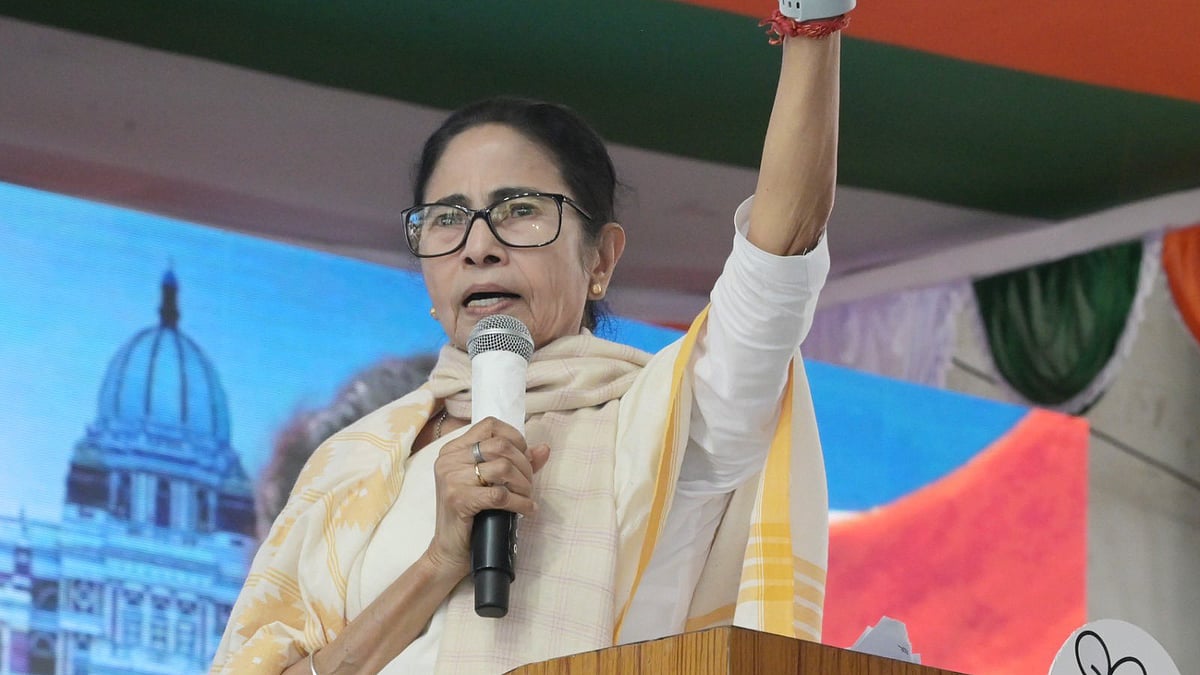 ममता बनर्जी ने पीएम मोदी पर निशाना साधा है। (फोटो: @AITCofficial)