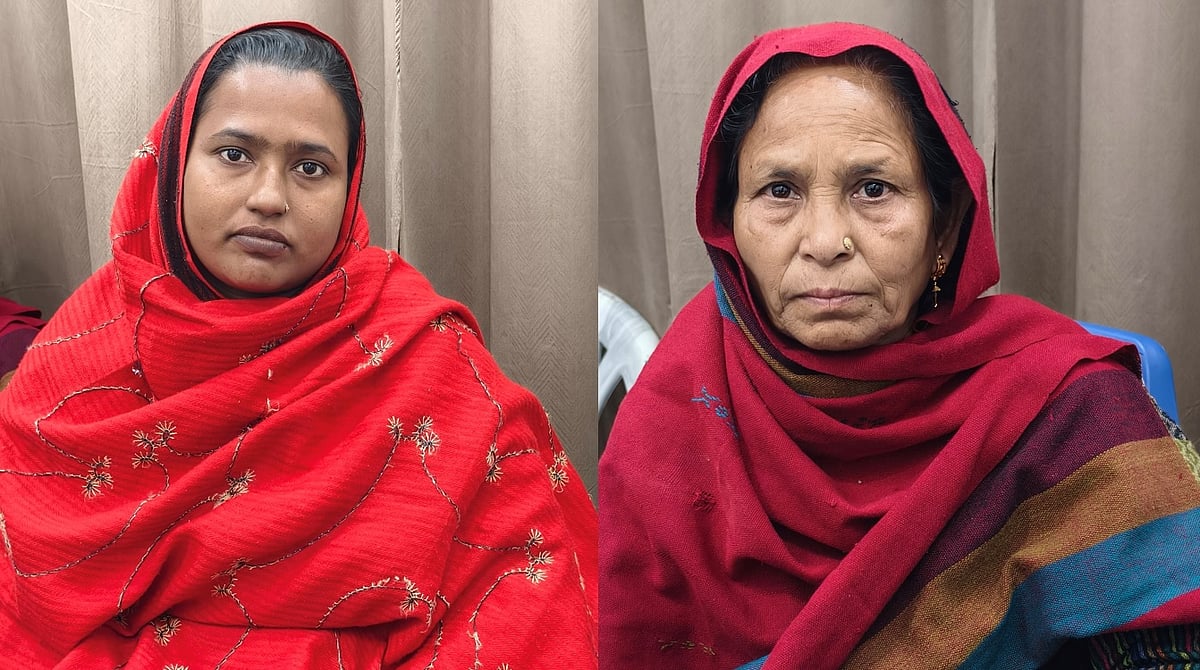 (बाएं) नाज़मा और (दाएं) जुलेखा (फोटो -प्रभात)