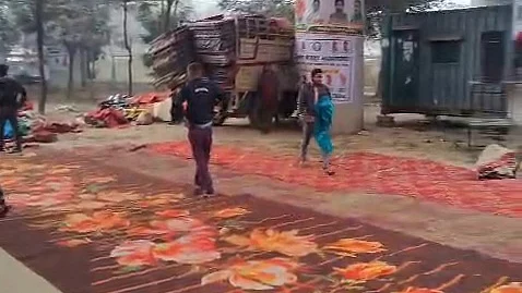 ग्रेटर नोएडा जीरो प्वाइंट पर किसान महापंचायत