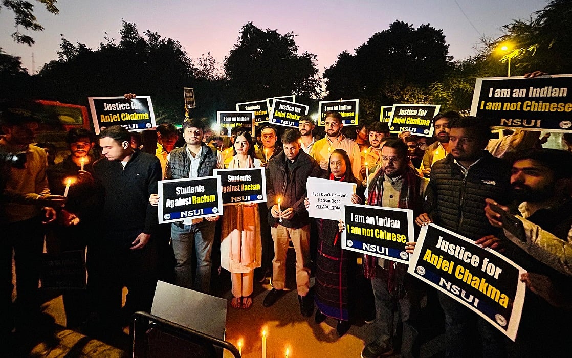 NSUI ने एंजल चकमा के लिए न्याय की मांग की, BJP पर नफरती माहौल पैदा करने का आरोप लगाया